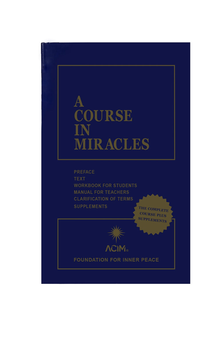 Acimi A Course in Miracles Paperback from Foundation for Inner Peace – ACIM ...