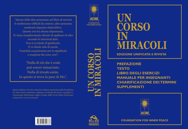 UN CORSO IN MIRACOLI - Italian Edition
