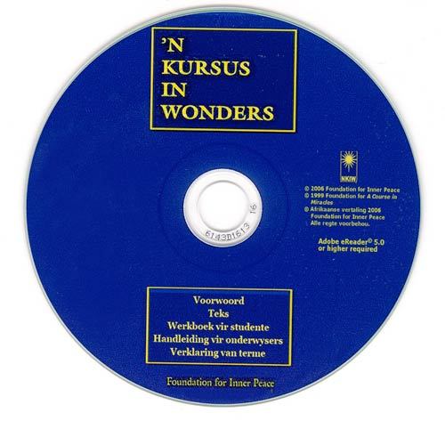 ‘N KURSUS IN WONDERS - Afrikaans (Electronic Book)