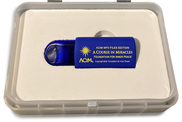 A Course in Miracles MP3 USB box flash drive in box holder
